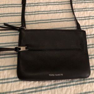 Vince Camuto Black leather crossbody bag
